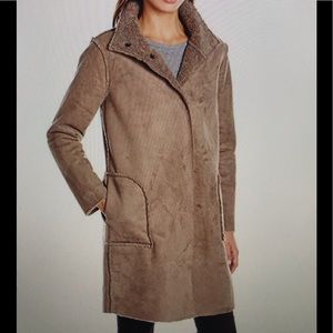 Velvet brand Lux Faux Sherpa Reversible Coat